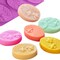 2PCS Oval Bee Silicone Soap Molds, 3D Honeycomb Shape Soap Molds, 6 Cavity Honeycomb Silicone Molds for Homemade Soaps, Beeswax, Resin, Bath Bomb, Cake, Chocolate, Bakeware (Purple)